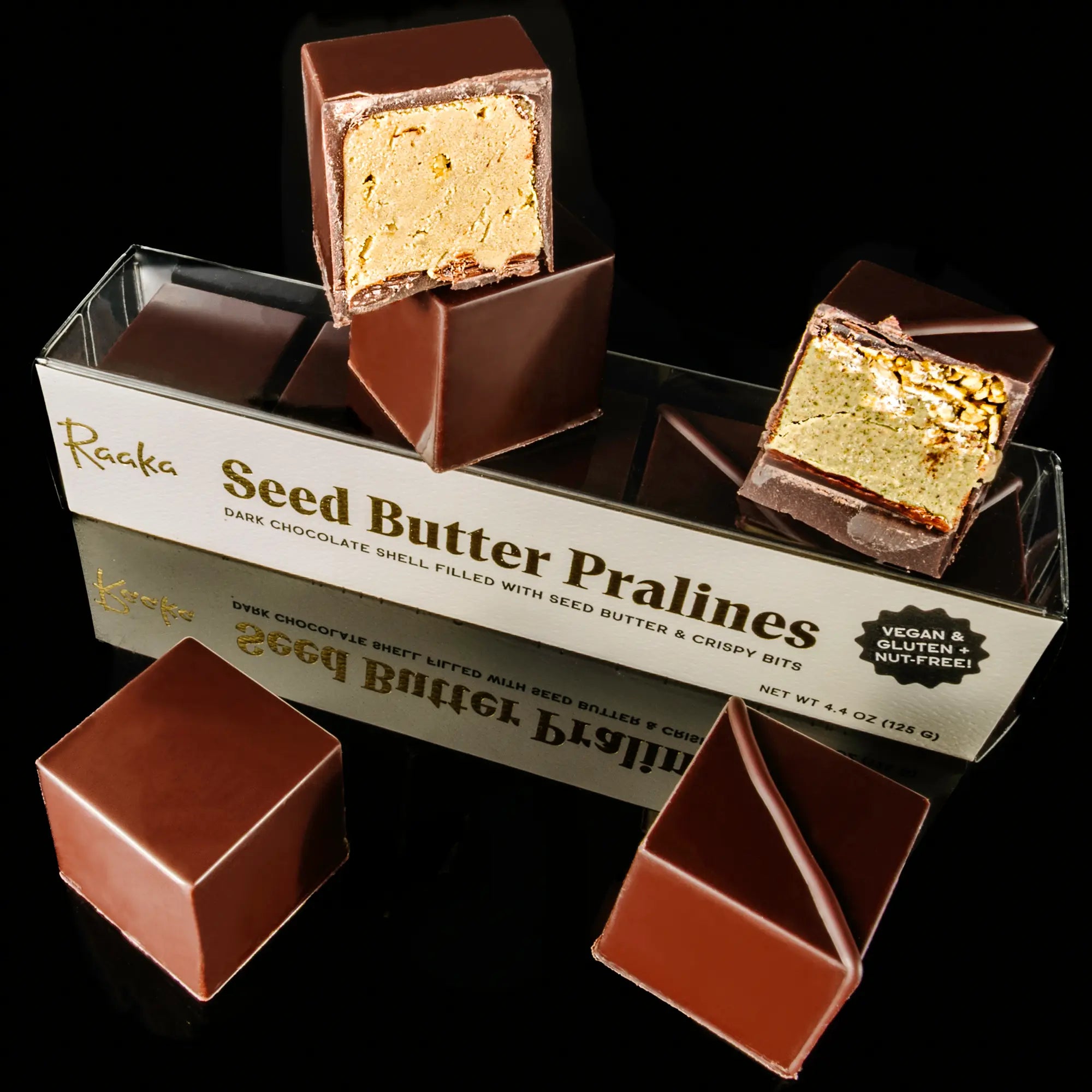 Seed Butter Praline Cubes