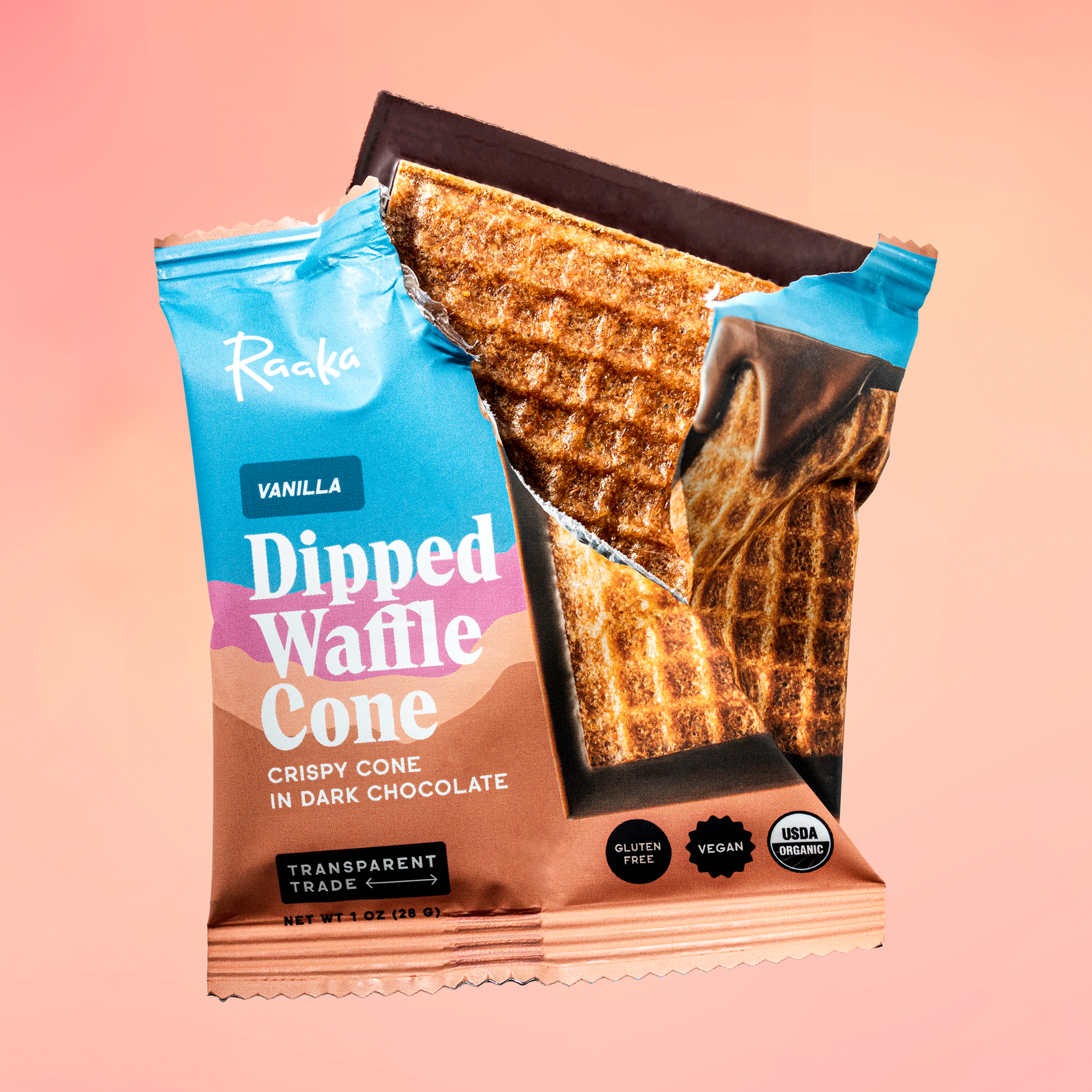 Vanilla Dipped Waffle Cone - Curated Boutique Cone Choice