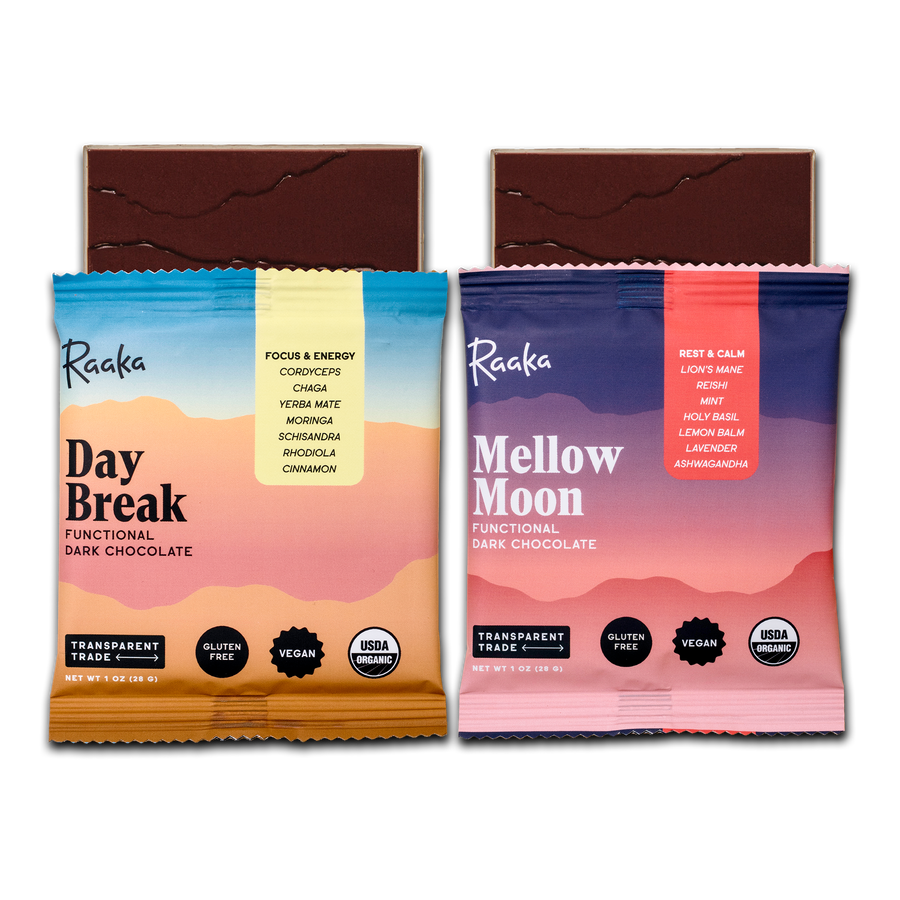 Functional Dark Chocolate Mixed Box of 10 - Curated Boutique Box Choice